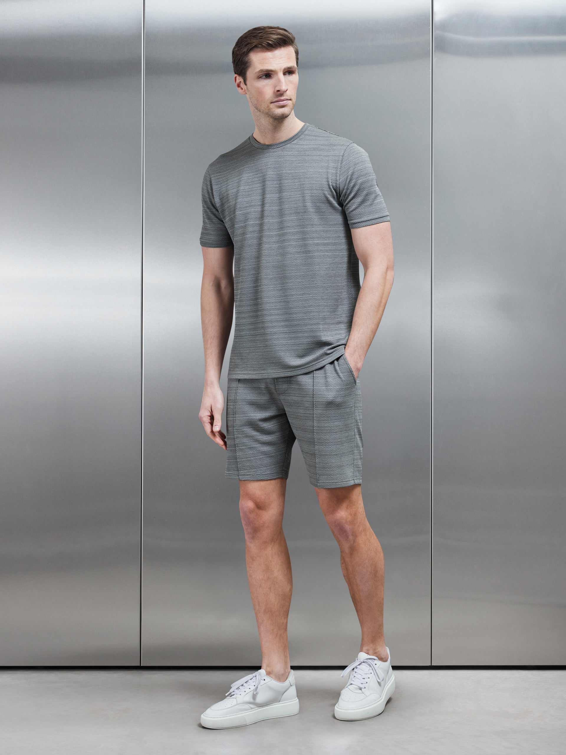 Sacra Short in Grey