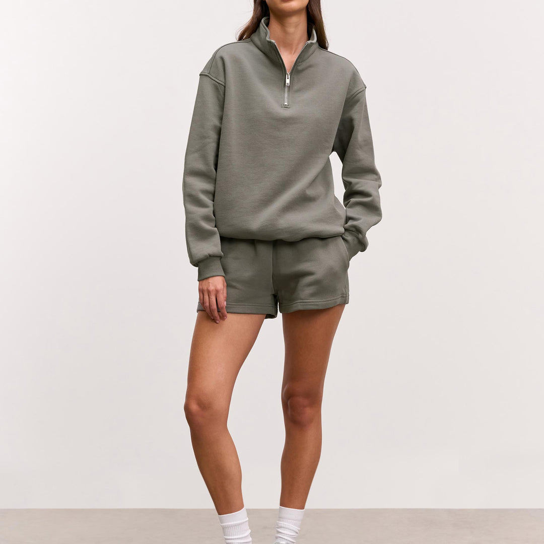 Womens Relaxed Jersey Short in Sage