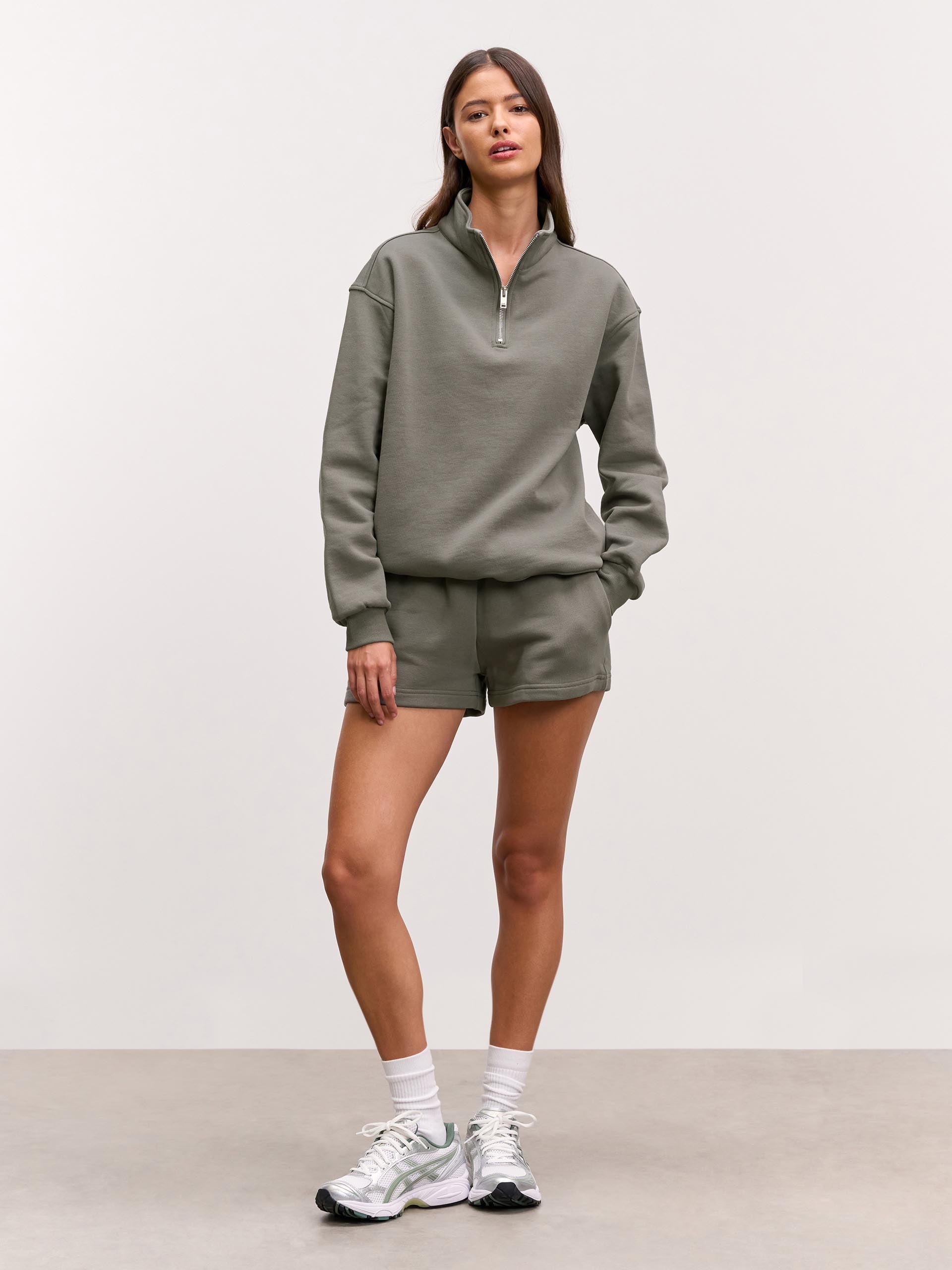 Womens Relaxed Jersey Short in Sage