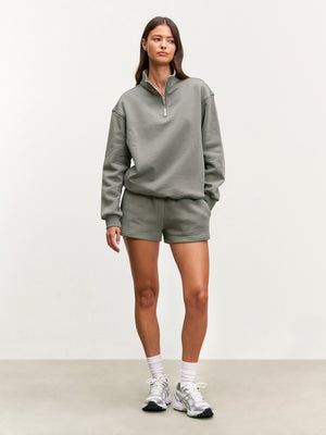 Womens Relaxed Jersey Short in Sage