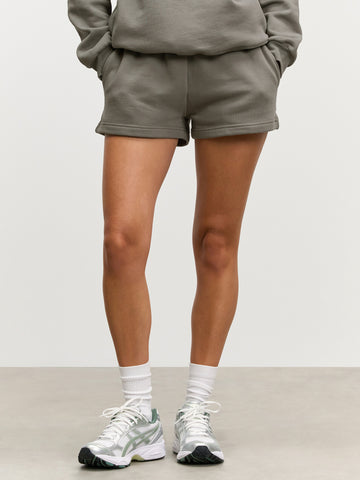 Womens Relaxed Jersey Short in Sage