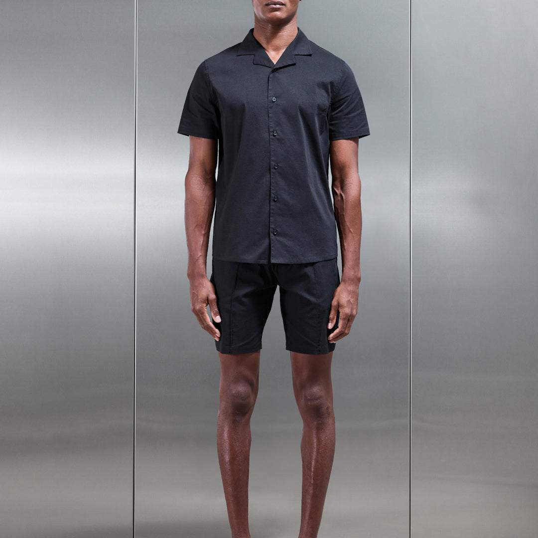 Seersucker Short in Black