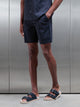 Seersucker Short in Navy