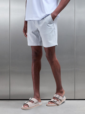 Seersucker Stripe Short in Blue