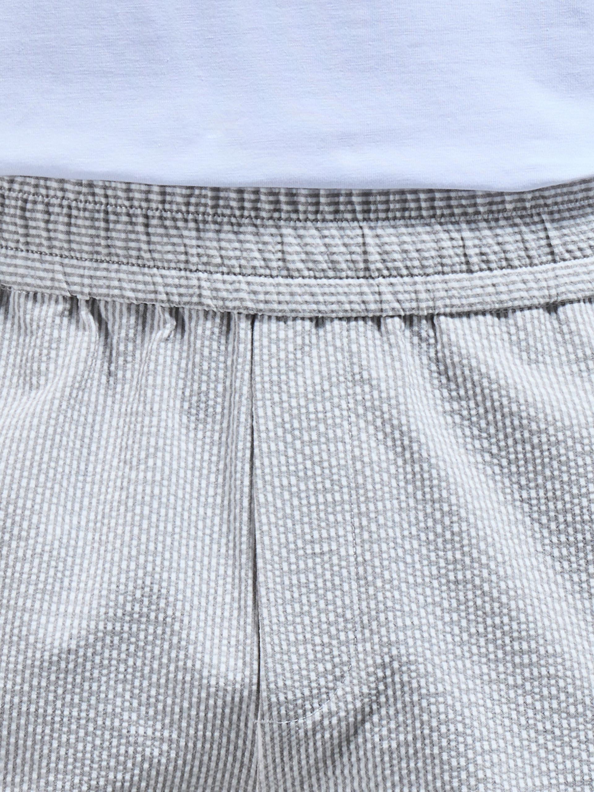 Seersucker Stripe Short in Stone