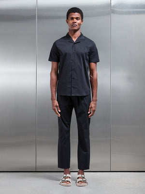 Seersucker Trouser in Black