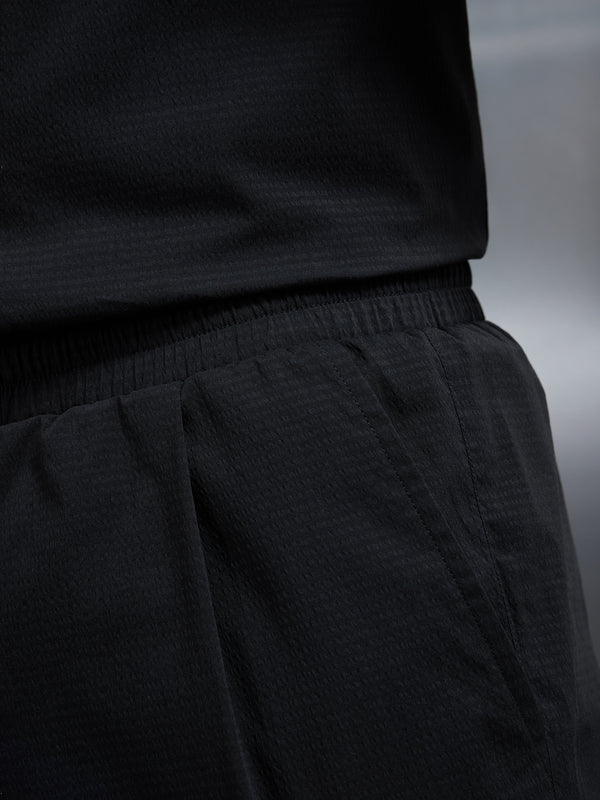 Seersucker Trouser in Black