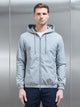 Shell Padded Windbreaker in Mid Grey
