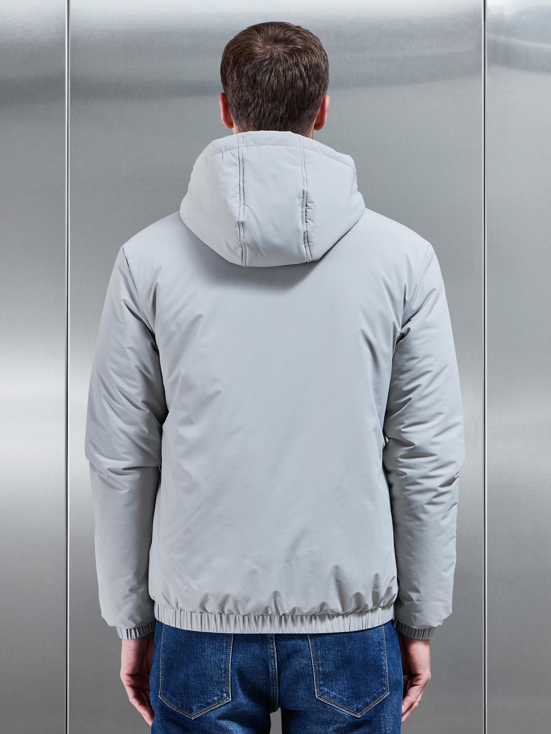 Shell Padded Windbreaker in Stone
