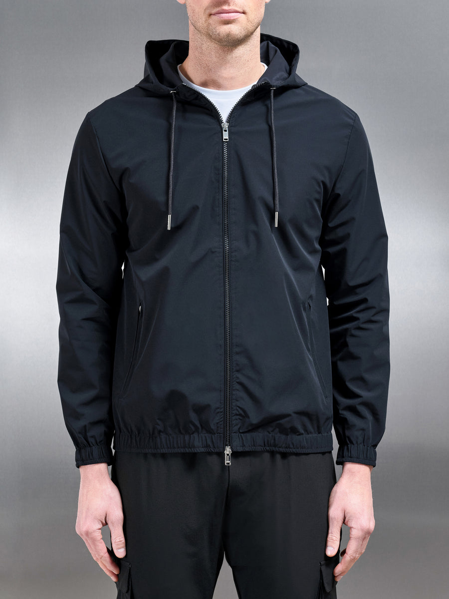 Shell Windbreaker in Black