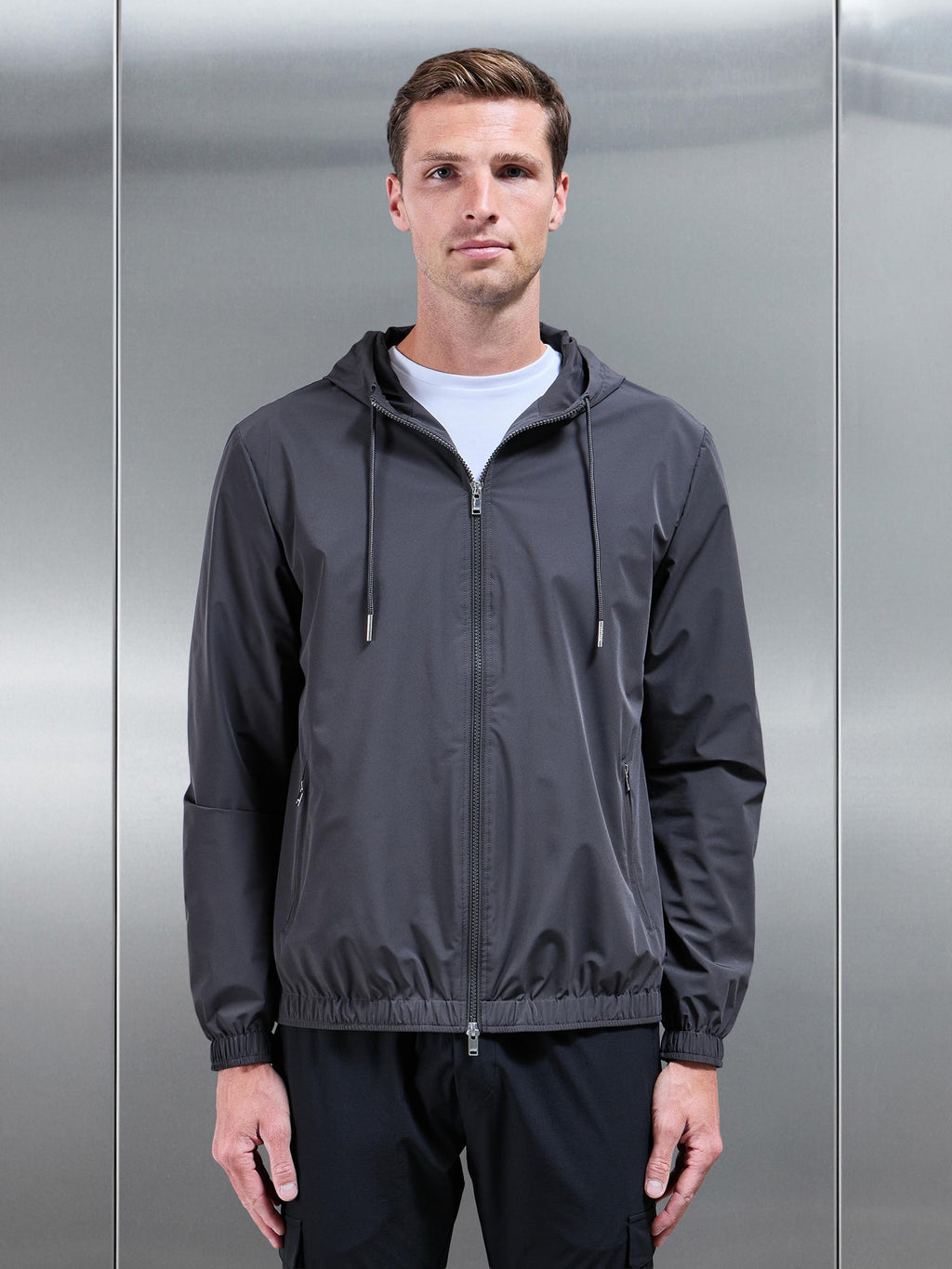 Shell Windbreaker in Grey