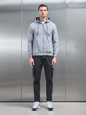 Shell Windbreaker in Mid Grey