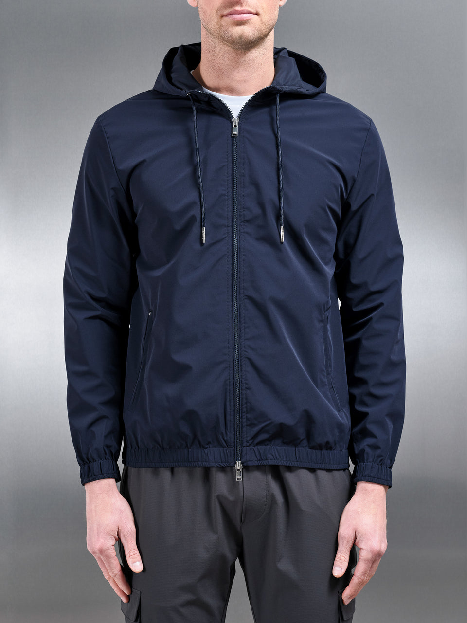 Shell Windbreaker in Navy