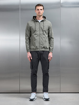 Shell Windbreaker in Olive