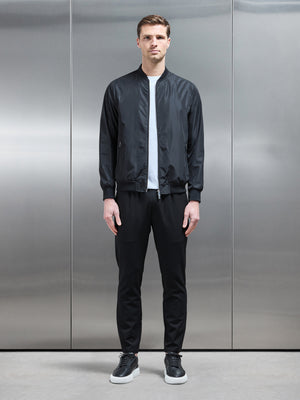 Shell Bomber Jacket in Black