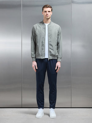 Shell Bomber Jacket in Olive