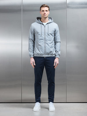 Shell Padded Windbreaker in Mid Grey