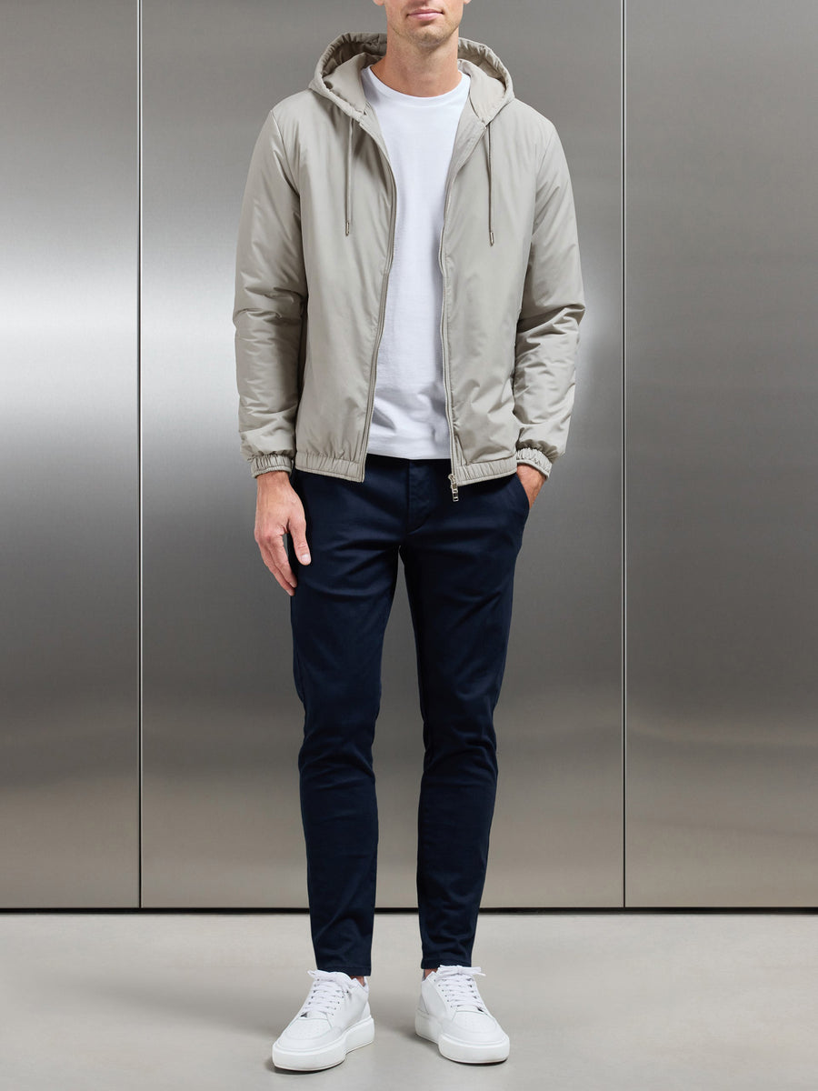 Shell Windbreakert Shell Padded Windbreaker in Stone | ARNE UK