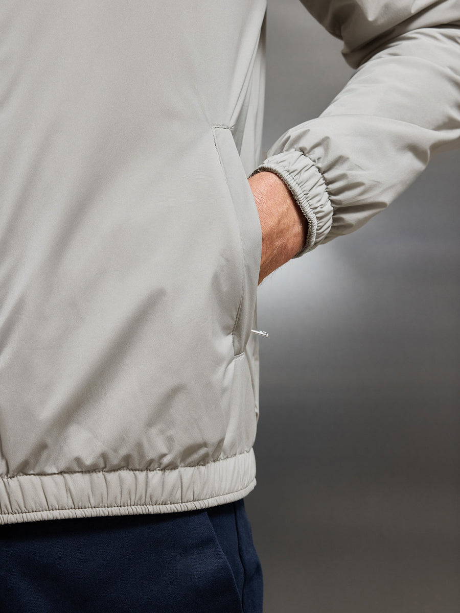 Shell Padded Windbreaker in Stone