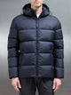 Short Down Jacket in Navy