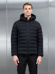Short Technical Down Jacket in Black