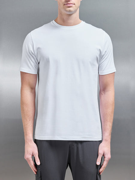 Slim Fit Cotton T-shirt in White