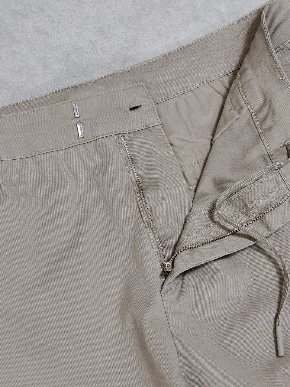 Slim Fit Tailored Chino Trouser in Stone