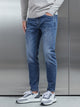 Slim Fit Denim Jeans in Mid Blue