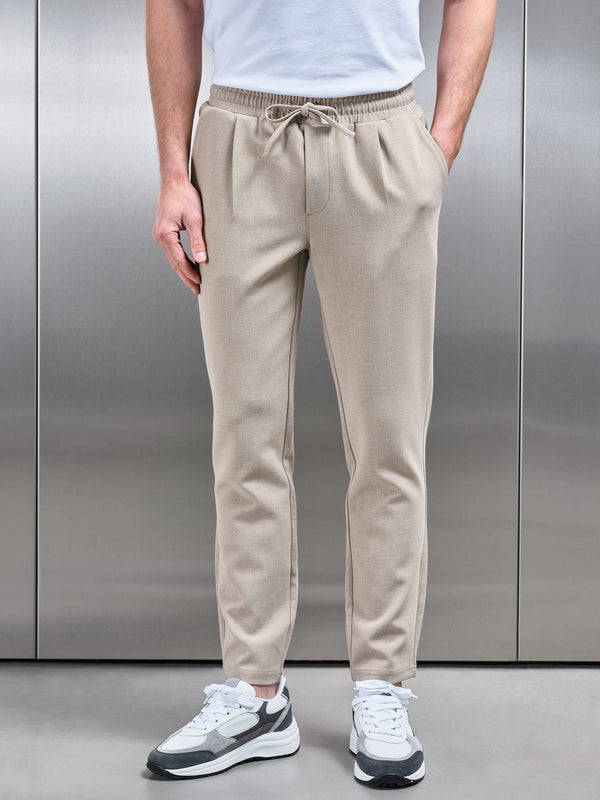 Smart Casual Trouser in Stone