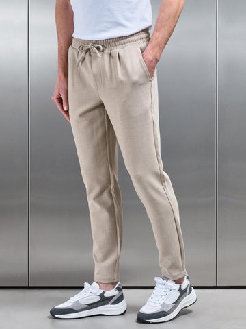 Smart Casual Trouser in Stone