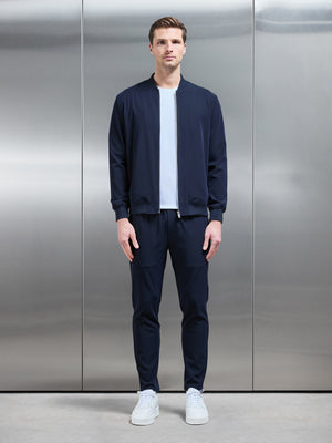 Smart Bomber Jacket in Navy