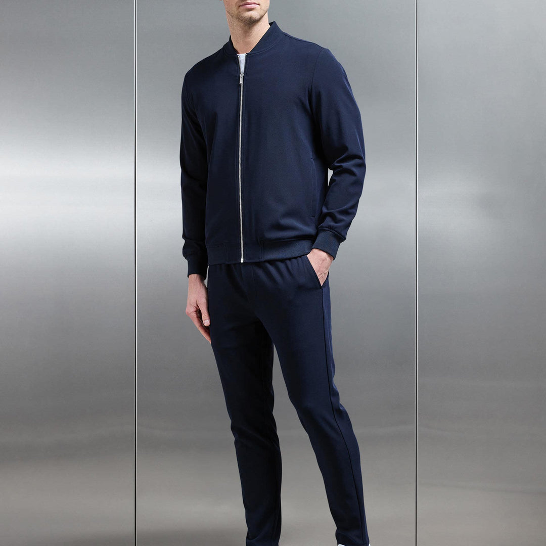 Smart Drawstring Trouser in Navy