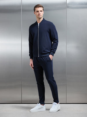 Smart Drawstring Trouser in Navy