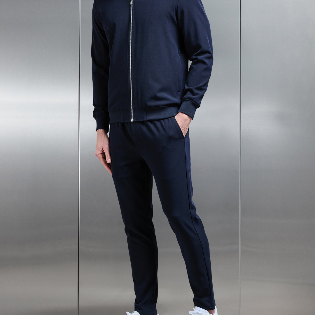 Smart Drawstring Trouser in Navy