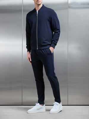 Smart Drawstring Trouser in Navy