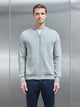 Smart Jersey Bomber Jacket in Stone