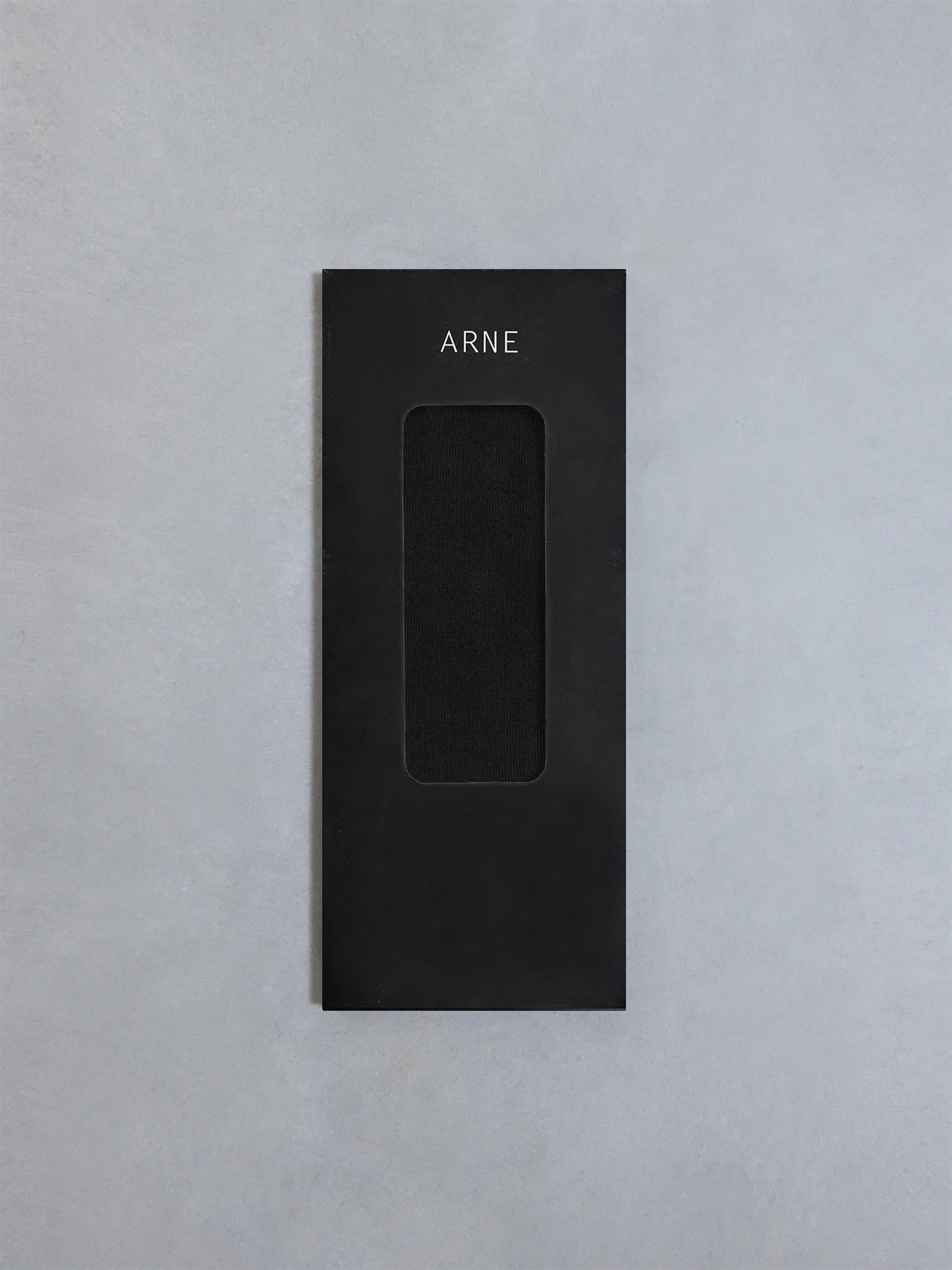 3 Pack Crew Sock in Black