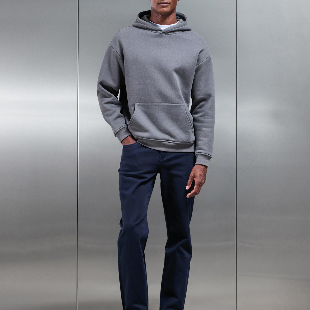 Straight Leg Denim Jeans in Navy