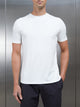 Stretch Cotton Modal T-Shirt in White