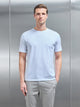 Stretch Slim Fit Cotton T-Shirt in White