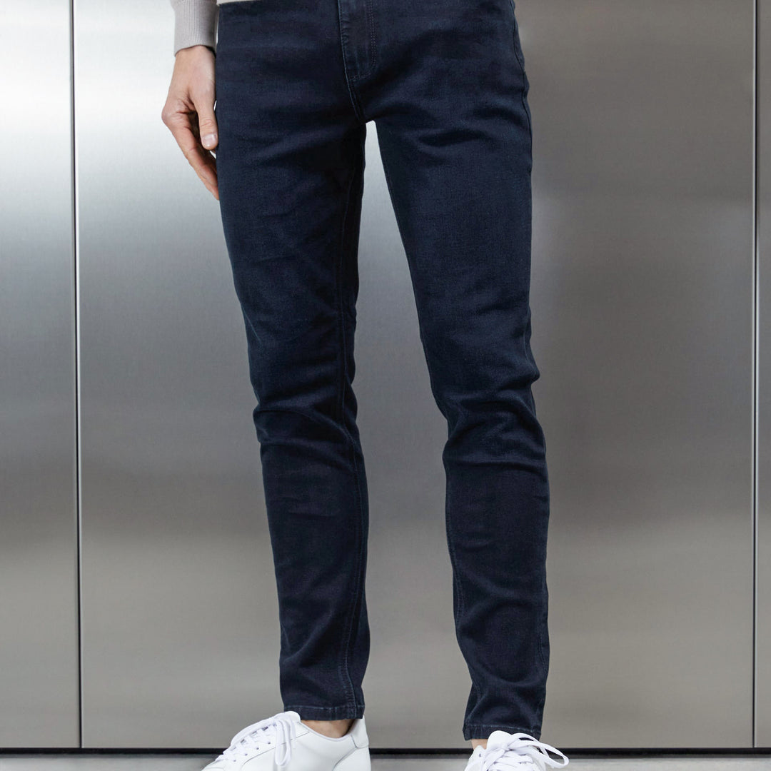 Slim Fit Denim Jeans in Navy