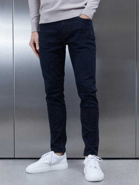 Slim Fit Denim Jeans in Navy