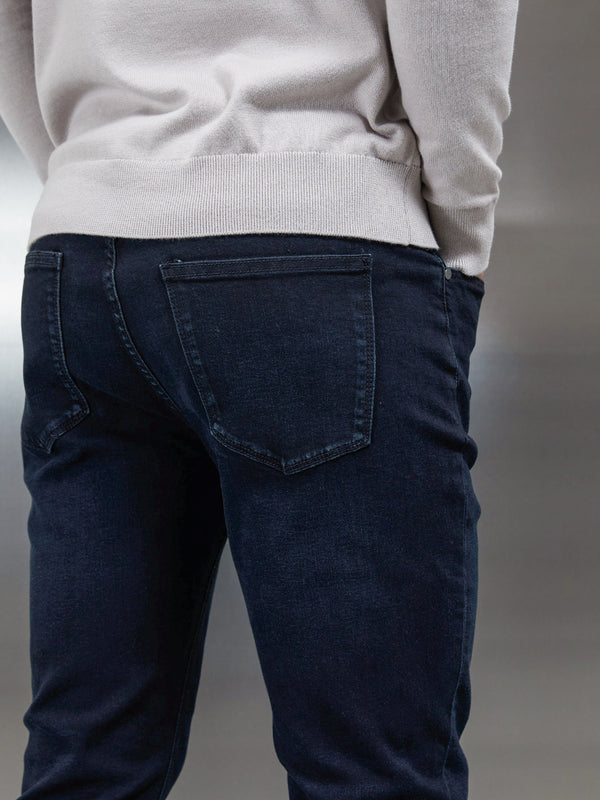 Slim Fit Denim Jeans in Navy