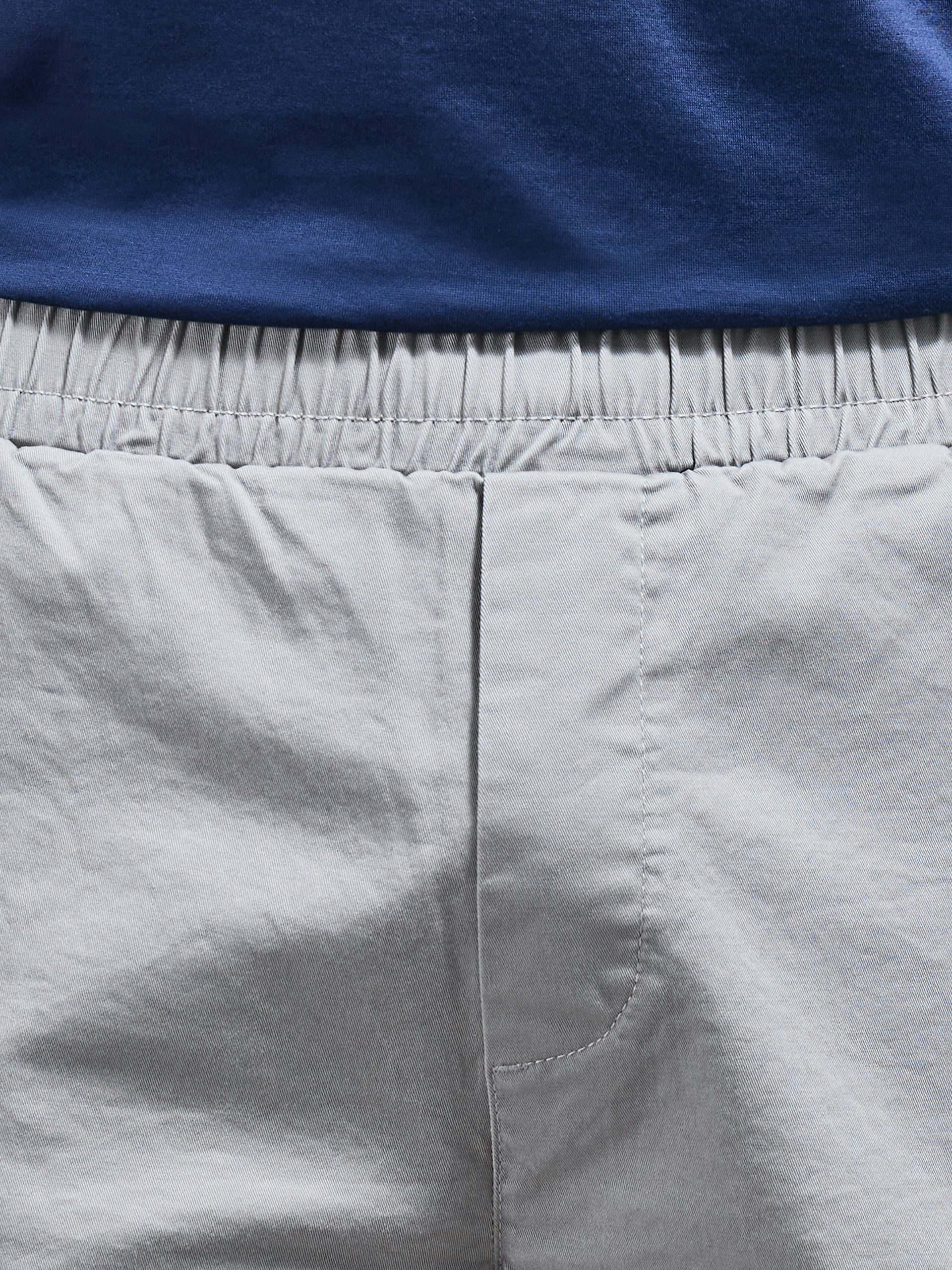 Tailored Chino Drawstring Short in Stone