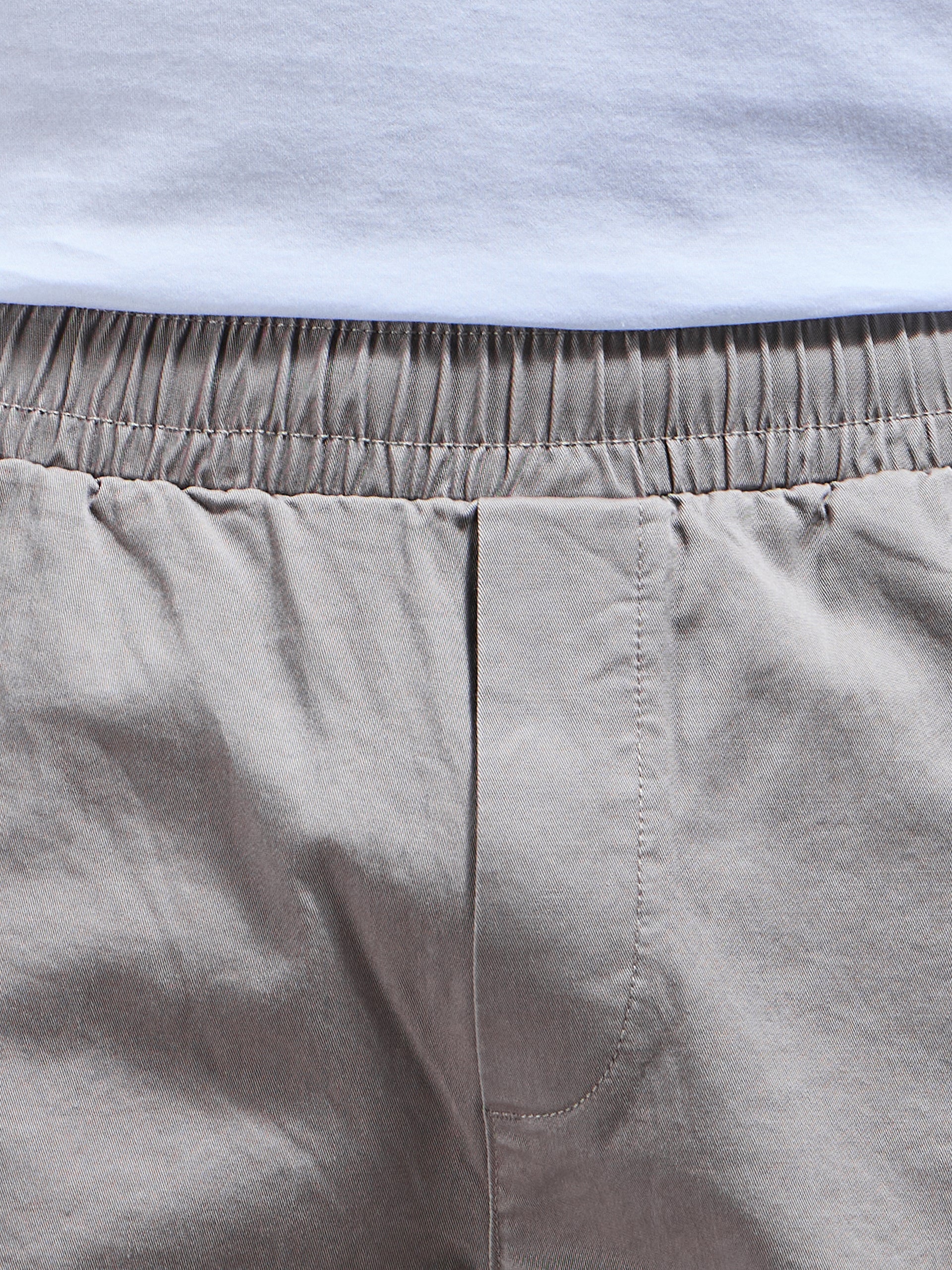 Tailored Chino Drawstring Short in Taupe