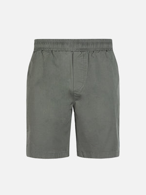 Tailored Chino Drawstring Short in Olive