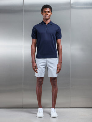 Tailored Chino Short in Mid Grey