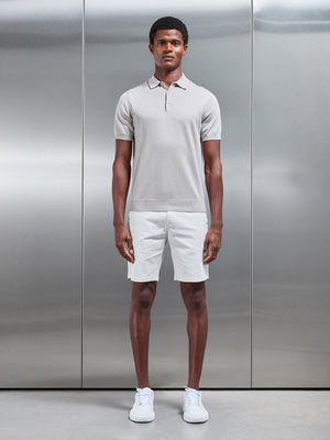 Tailored Chino Short in Off White