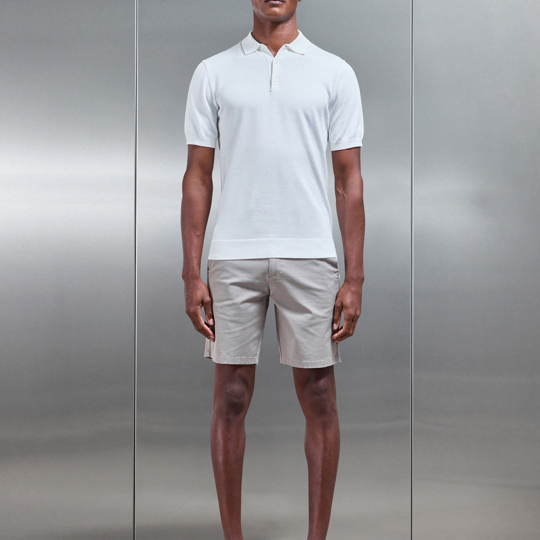 Tailored Chino Short in Taupe