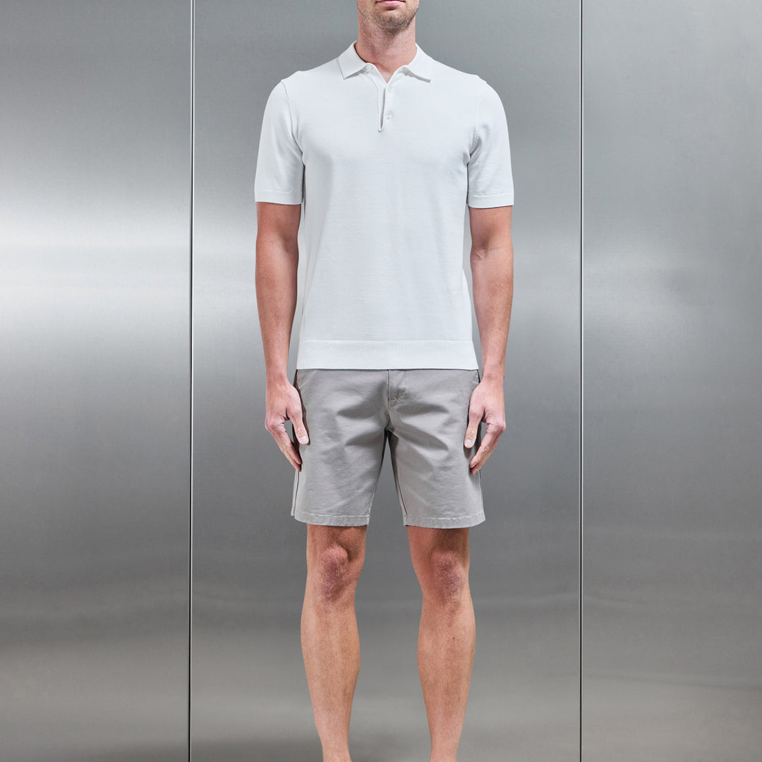 Tailored Chino Short in Taupe